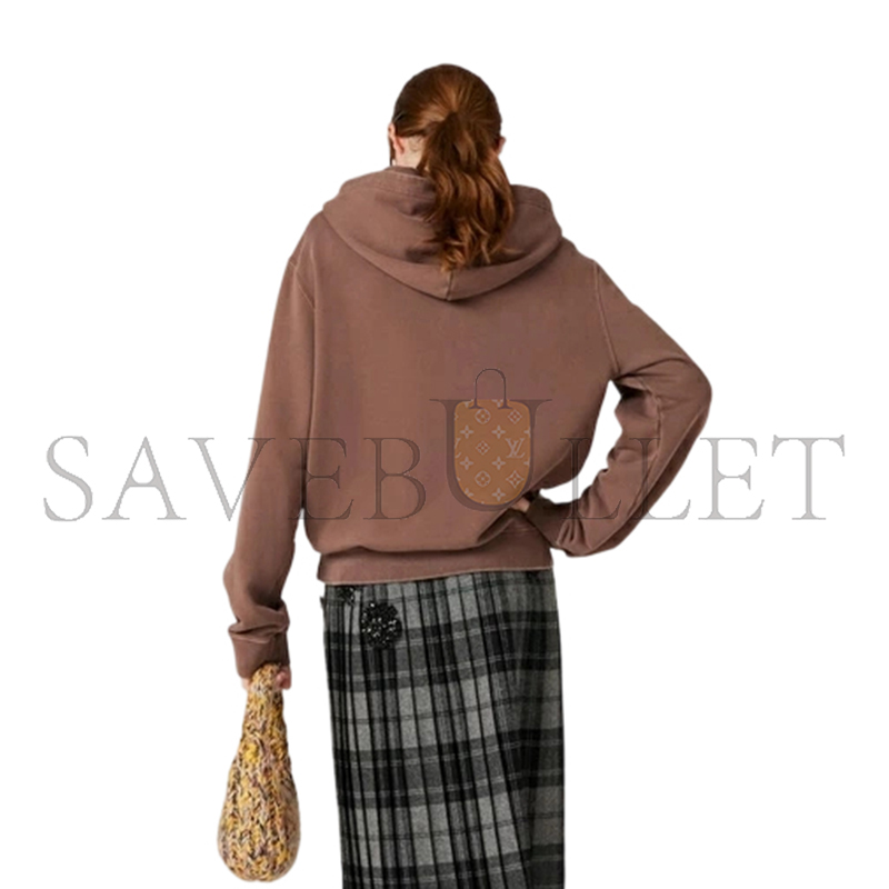 M1v M1v embroidered zip hoodie mjl063